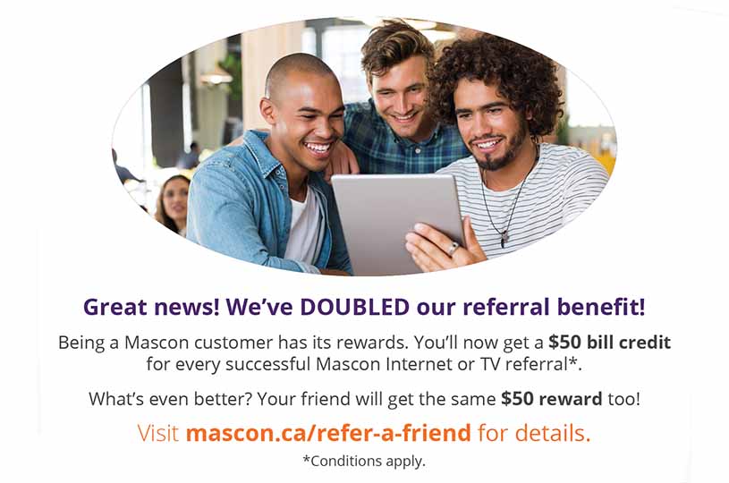 We’ve doubled our referral benefit!