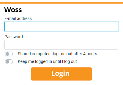 Woss Webmail login